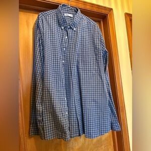 Sonoma Blue Plaid Men's Casual Shirt